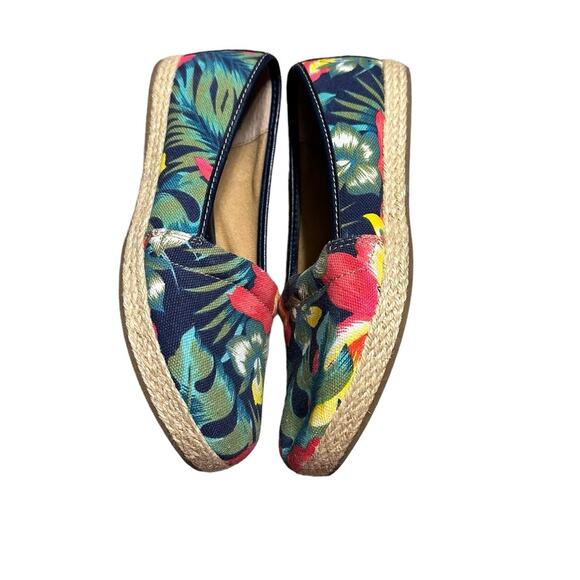Born BOC Tropical Floral Espadrille Flats Size 7 - Picture 5 of 8